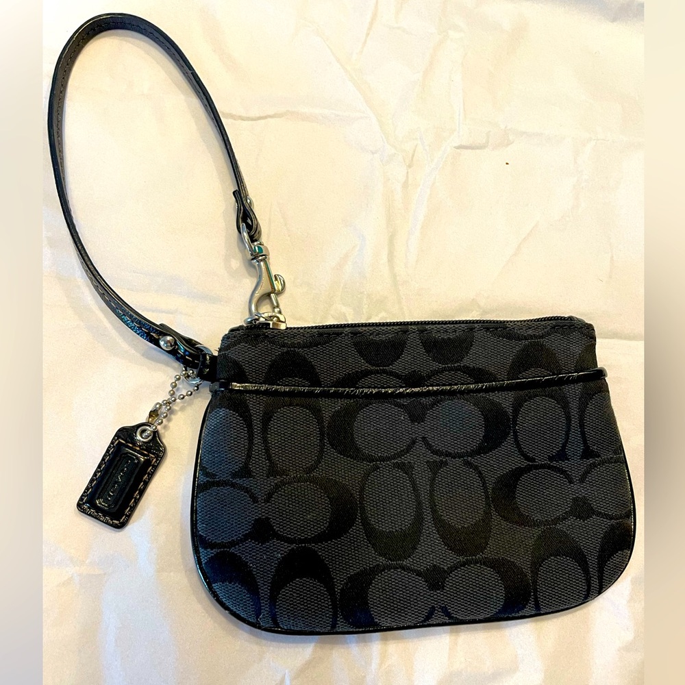Coach Logo Wristlet